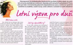Co vše chci prožít o prázdninách?