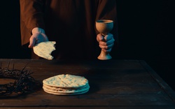 Poslední večeře, ustanovení eucharistie