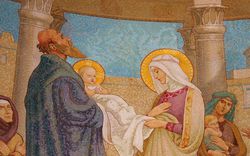 2.2. Hromnice, Uvedení Páně do chrámu, Simeon, foto: Pixabay.com