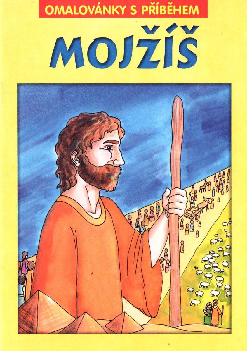 Egyptský princ Mojžíš - omalovánka s příběhem