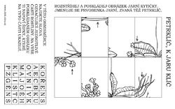 rébus a vystřihovánka petrklíče 