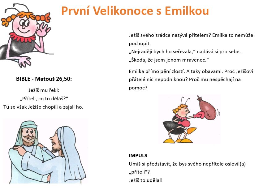 Velikonoční kalendář - velikonoční cestička