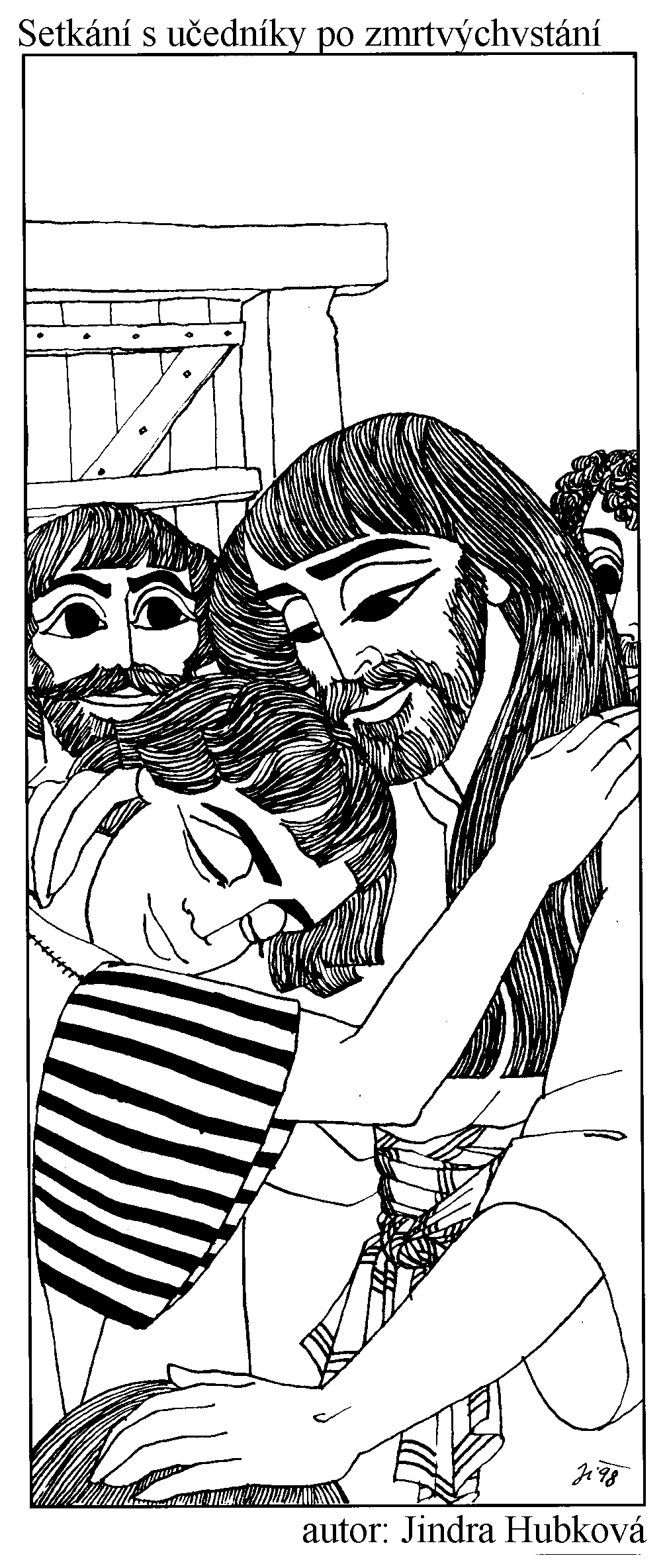 Ježíš s učedníky